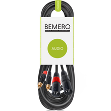 Lade das Bild in den Galerie-Viewer, Bemero BAC2545-1000BK Audio-Verbindungskabel 10m