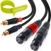 Lade das Bild in den Galerie-Viewer, Bemero BAC2544-600BK Audio-Verbindungskabel 6m