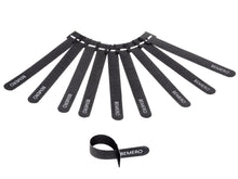 Lade das Bild in den Galerie-Viewer, Bemero 16015BK-MP Klett-Kabelbinder, schwarz, 10 Stück