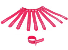 Lade das Bild in den Galerie-Viewer, Bemero 16015PK-MP Klett-Kabelbinder, pink, 10 Stück