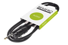 Lade das Bild in den Galerie-Viewer, Bemero BAC4015-150BK Mikrofonkabel XLRf - 6.3 Klinken 1.50m