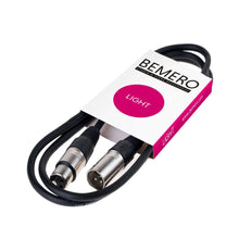 Lade das Bild in den Galerie-Viewer, Bemero BLC1011-75BK DMX-Kabel 3-Pin XLR 0.75m