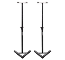 Lade das Bild in den Galerie-Viewer, Bemero SMS-9040BK Studiomonitorstativ A-Shape Paar schwarz