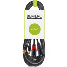 Lade das Bild in den Galerie-Viewer, Bemero BAC2545-600BK Audio-Verbindungskabel 6m
