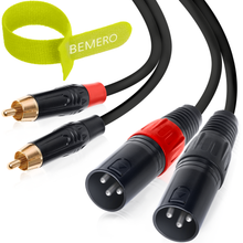 Lade das Bild in den Galerie-Viewer, Bemero BAC2545-1000BK Audio-Verbindungskabel 10m
