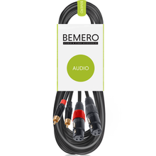 Lade das Bild in den Galerie-Viewer, Bemero BAC2544-600BK Audio-Verbindungskabel 6m
