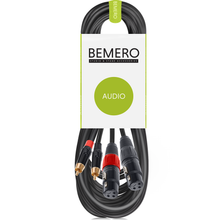 Lade das Bild in den Galerie-Viewer, Bemero BAC2544-1000BK Audio-Verbindungskabel 10m
