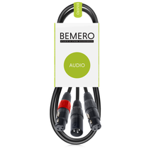 Lade das Bild in den Galerie-Viewer, Bemero BAC4142-75BK Y-Adapterkabel 0.75m
