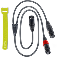 Lade das Bild in den Galerie-Viewer, Bemero BAC4142-150BK Y-Adapterkabel 1.5m
