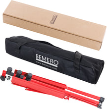 Lade das Bild in den Galerie-Viewer, Bemero MSS-8090RD Notenständer, leichte und faltbare Strebenkonstruktion, rot
