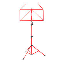 Lade das Bild in den Galerie-Viewer, Bemero MSS-8090RD Notenständer, leichte und faltbare Strebenkonstruktion, rot
