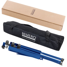 Lade das Bild in den Galerie-Viewer, Bemero MSS-8090BL Notenständer, leichte und faltbare Strebenkonstruktion, blau
