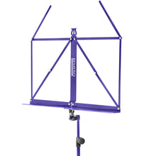 Lade das Bild in den Galerie-Viewer, Bemero MSS-8090VI Notenständer, leichte und faltbare Strebenkonstruktion, violett
