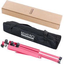 Lade das Bild in den Galerie-Viewer, Bemero MSS-8090PK Notenständer, leichte und faltbare Strebenkonstruktion, pink
