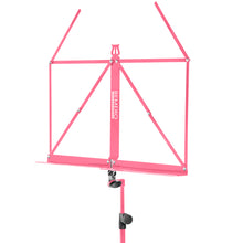 Lade das Bild in den Galerie-Viewer, Bemero MSS-8090PK Notenständer, leichte und faltbare Strebenkonstruktion, pink
