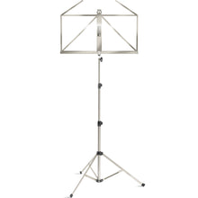 Lade das Bild in den Galerie-Viewer, Bemero MSS-8090NI Notenständer, leichte und faltbare Strebenkonstruktion, Nickel
