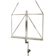 Lade das Bild in den Galerie-Viewer, Bemero MSS-8090NI Notenständer, leichte und faltbare Strebenkonstruktion, Nickel
