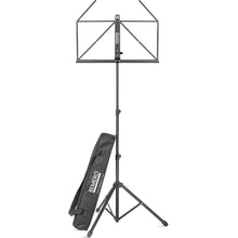 Lade das Bild in den Galerie-Viewer, Bemero MSS-3095BK Notenständer, solide und faltbare Strebenkonstruktion, schwarz
