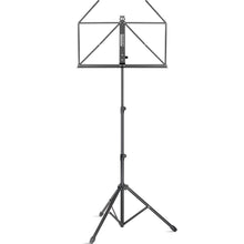 Lade das Bild in den Galerie-Viewer, Bemero MSS-3095BK Notenständer, solide und faltbare Strebenkonstruktion, schwarz
