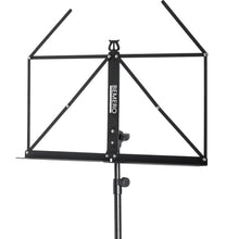 Lade das Bild in den Galerie-Viewer, Bemero MSS-3095BK Notenständer, solide und faltbare Strebenkonstruktion, schwarz
