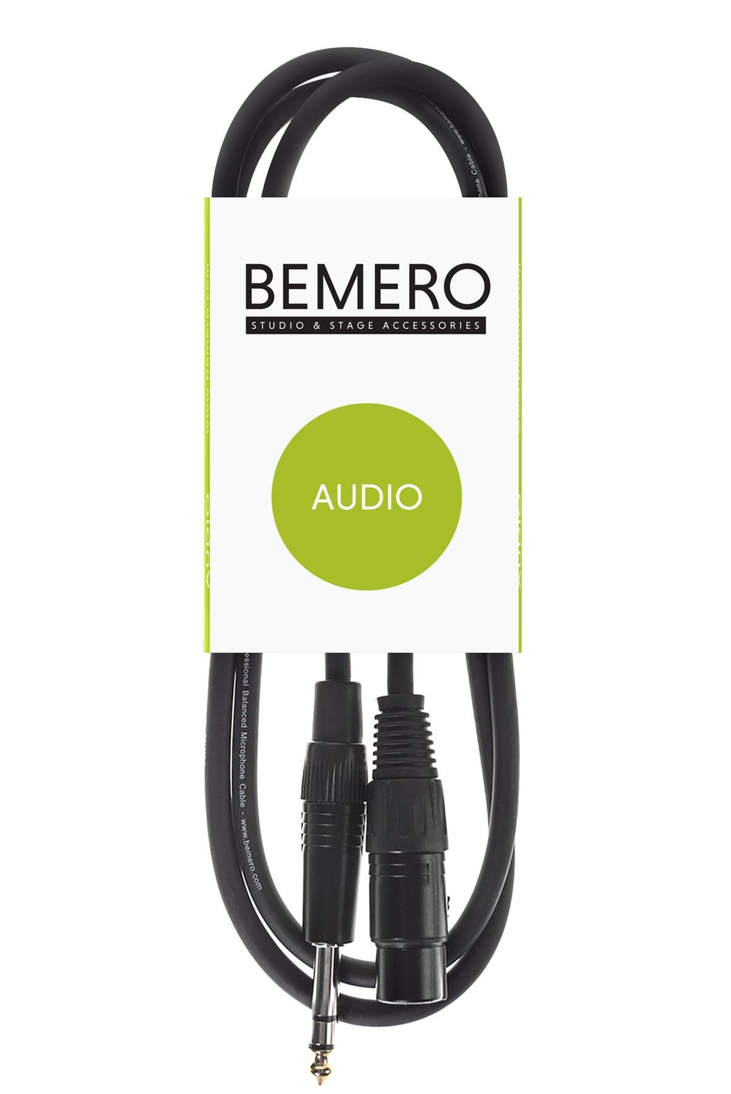 Bemero BAC4015-150BK Mikrofonkabel XLRf - 6.3 Klinken 1.50m
