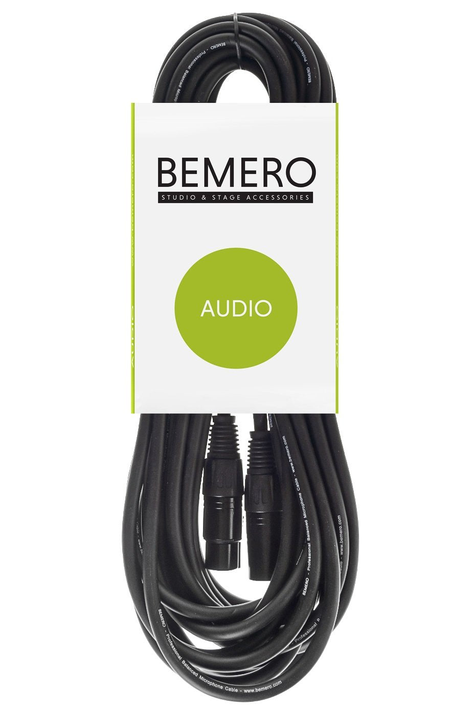 Bemero BAC4041-1000BK Mikrofonkabel XLRf - XLRm 10m