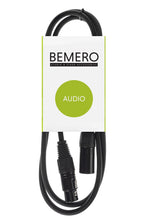 Lade das Bild in den Galerie-Viewer, Bemero BAC4041-150BK Mikrofonkabel XLRf - XLRm 1.50m
