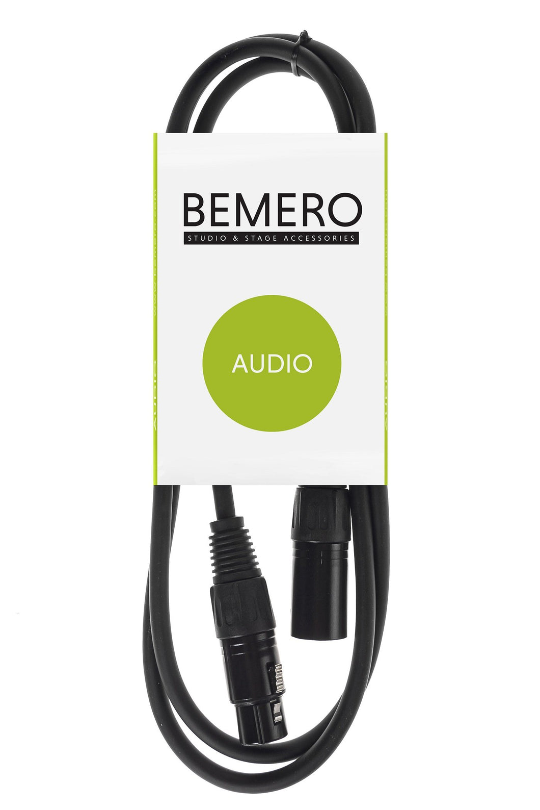 Bemero BAC4041-75BK Mikrofonkabel XLRf - XLRm 0.75m