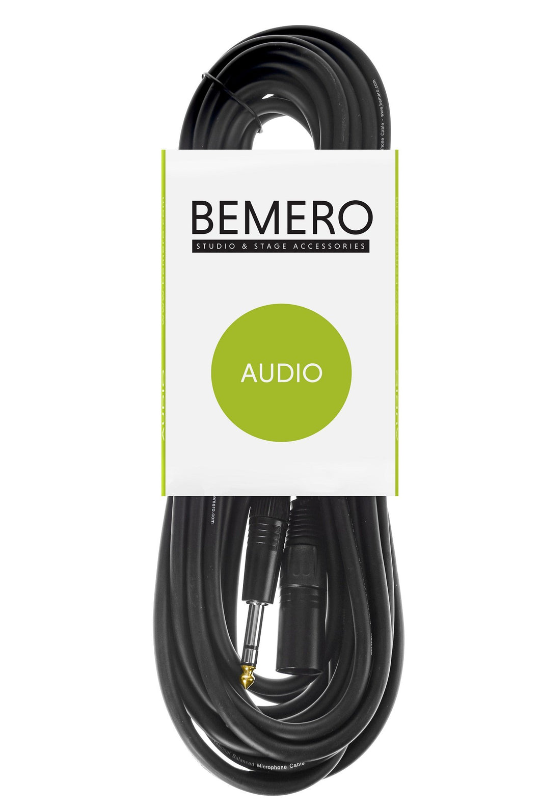Bemero BAC4115-1000BK Linekabel XLRm - 6.3 Klinken 10m