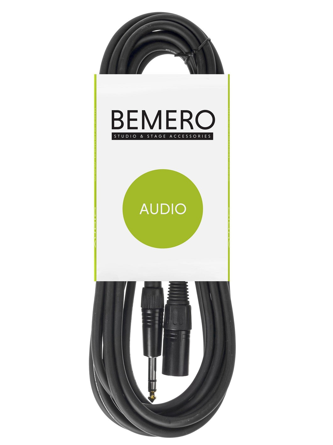 Bemero BAC4115-300BK Linekabel XLRm - 6.3 Klinken 3m
